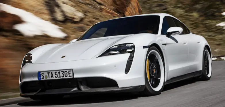 Porsche Taycan electric hire